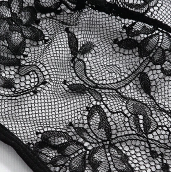 Sexy Floral Lace Cut-out Teddy Bodysuit - Image 4